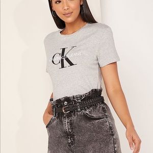 CLEAROUT: Grey CK Jeans Logo T-Shirt